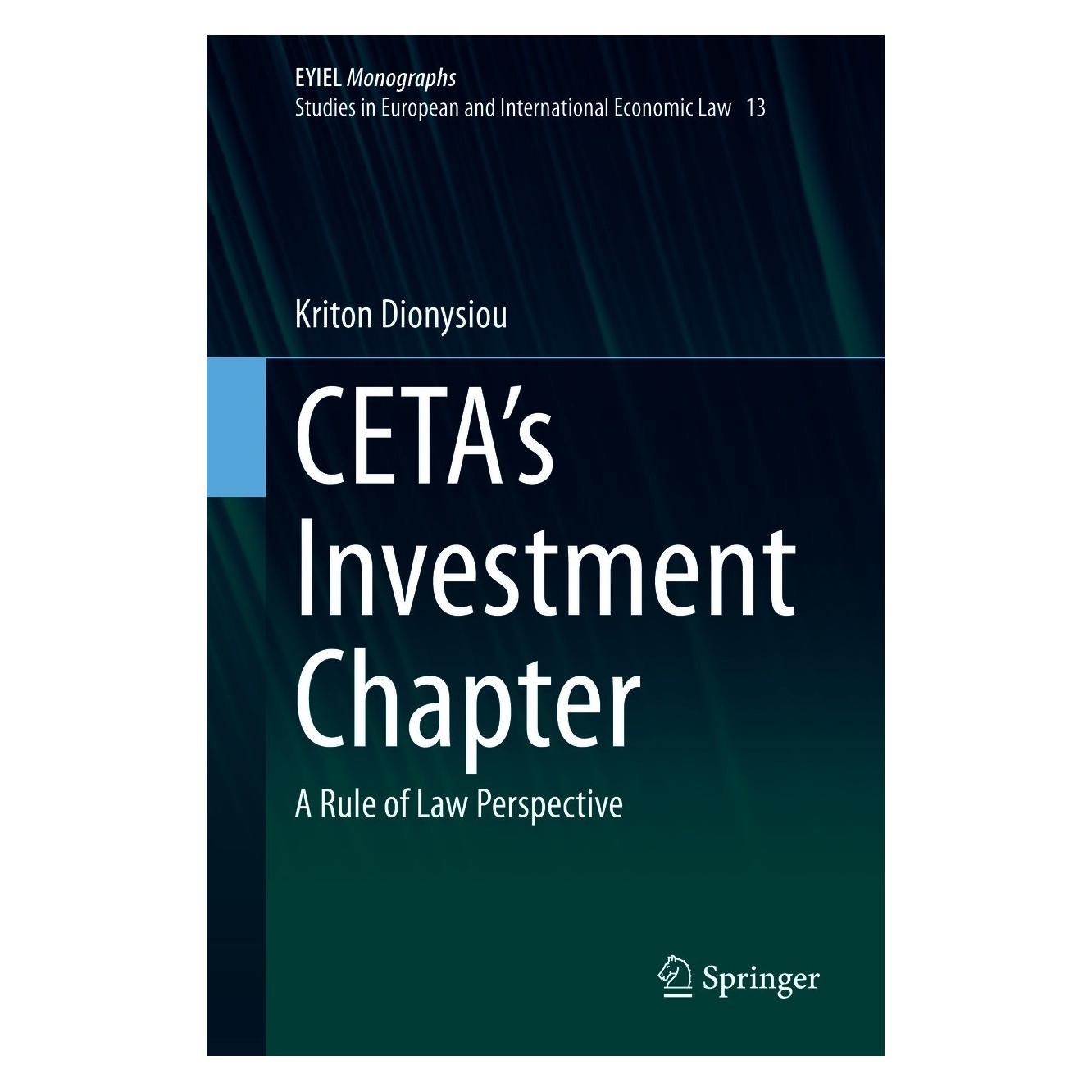 Springer CETA's Investment Chapter (9783030669911)