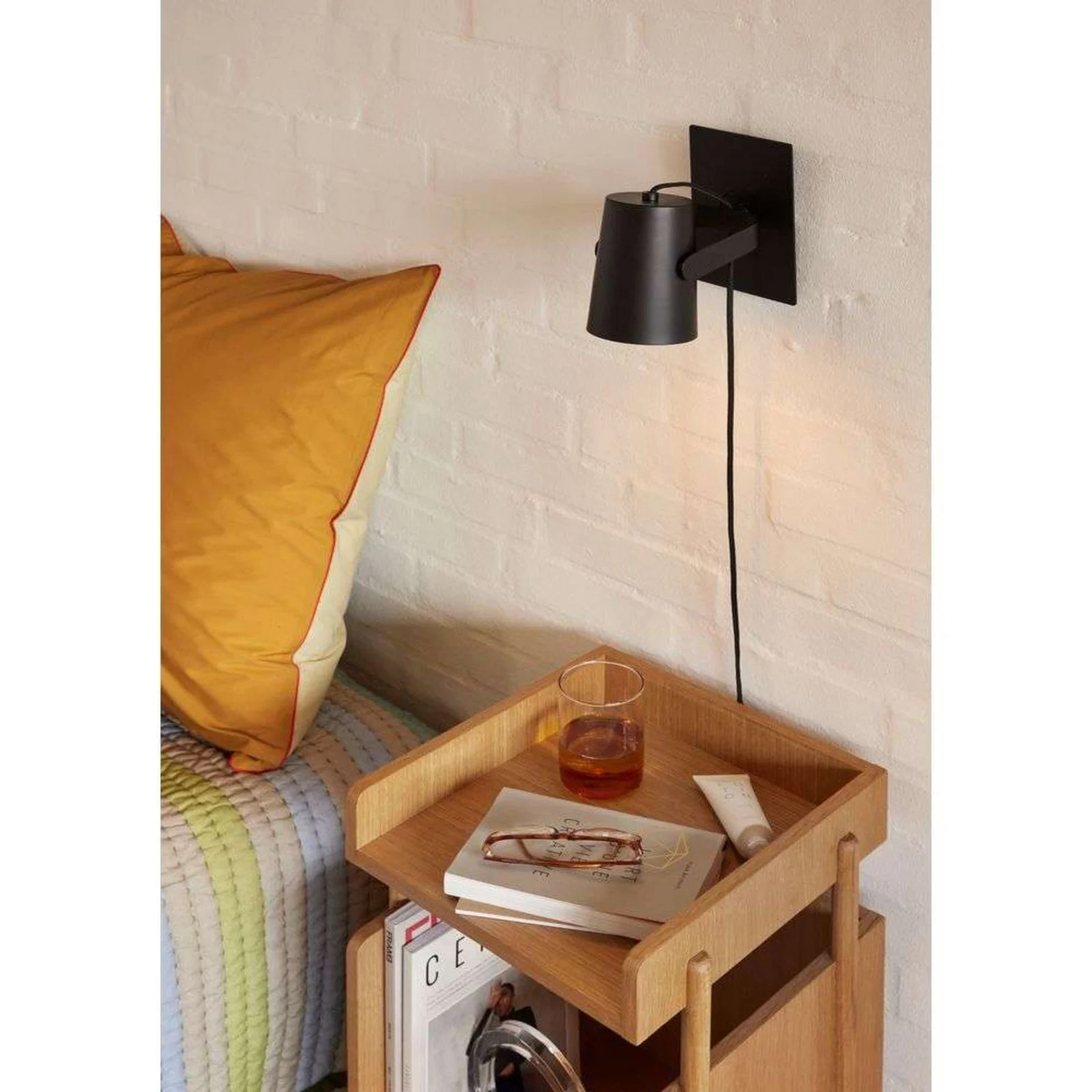 Hübsch Ardent Wandlamp Black voor de Keuken van Metaal
