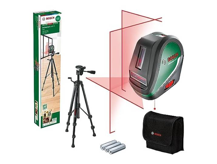 Bosch kruislijnlaser UniversalLevel 3 met statief