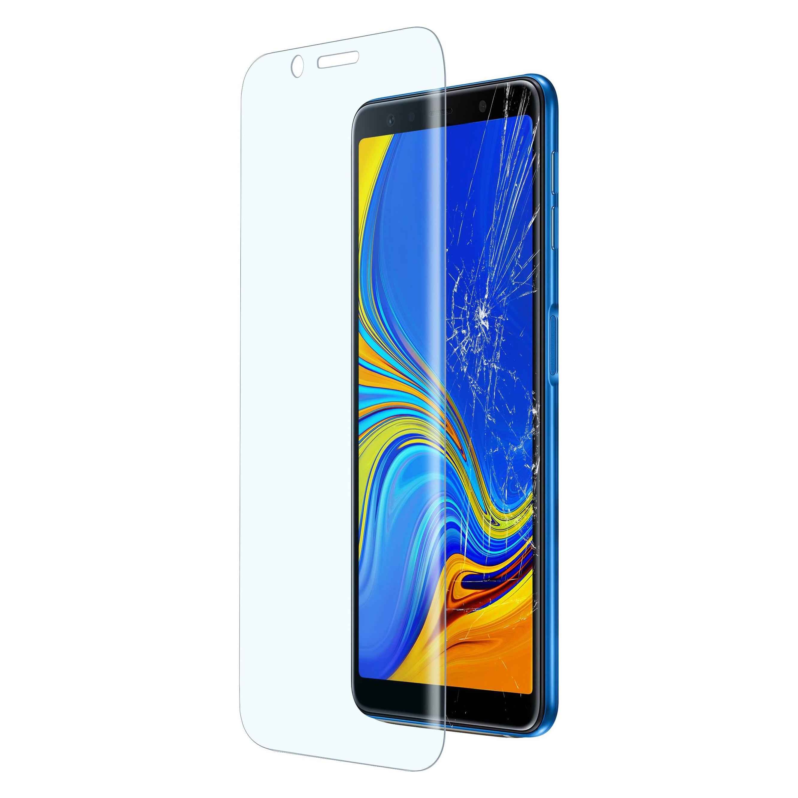 Cellularline Second Glass Shape (1 Stk., Samsung Galaxy A7 (2018)) (60188)