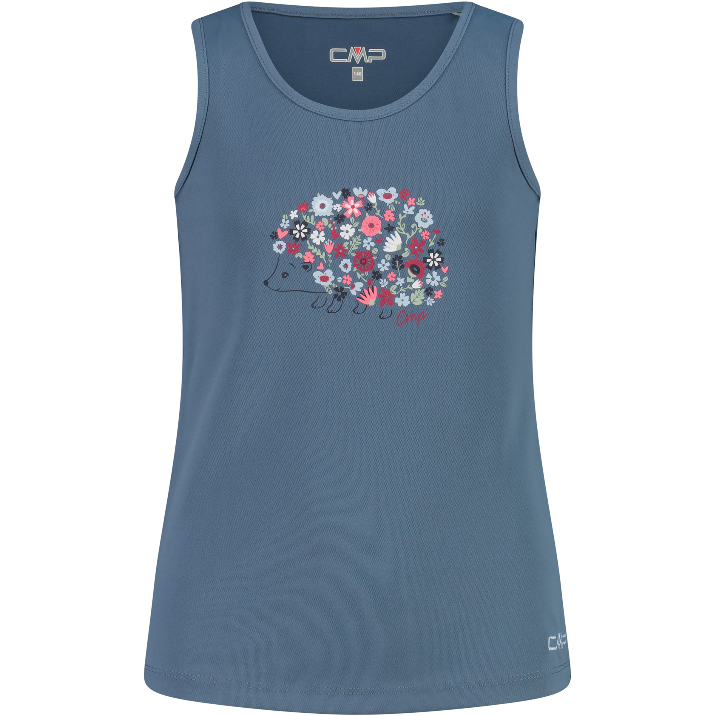 CMP Print Kinder Tanktops blau Größe 116 Lifestyle Atmungsaktiv