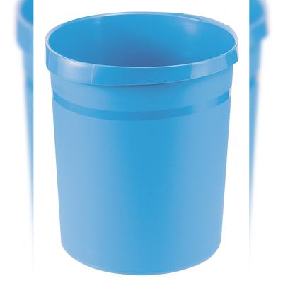 HAN 18190-54D 15x Papierkorb GRIP, 18 Liter - Hellblau