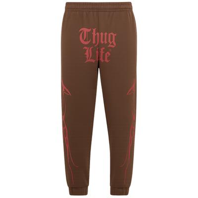 Jogginghose THUG LIFE "Thug Life Thug Life Ink Jogginghosen", Herren, Gr. XXL, US-Größen, braun, 100% Baumwolle, normal, Hosen Jogginghose