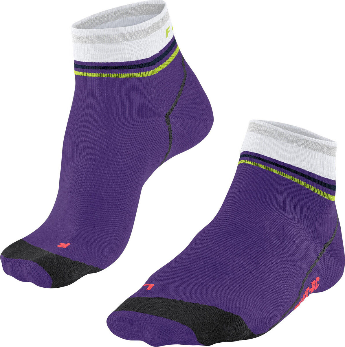 Falke BC Impulse Reflect Short Unisex Biking Socks Amethyst 37-38