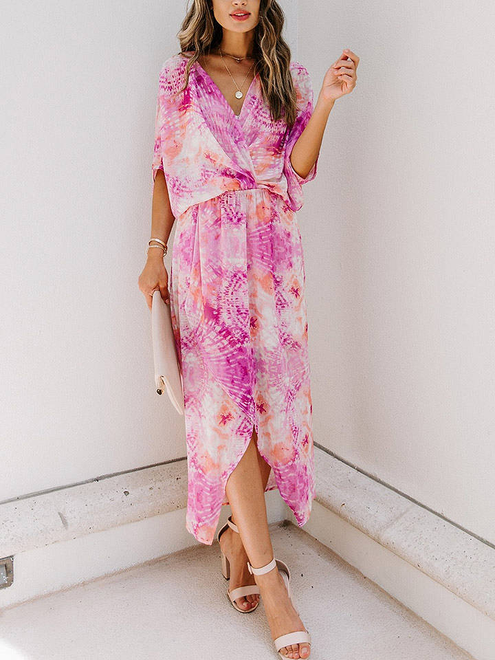 Milan Kiss Kleid in Pink - S