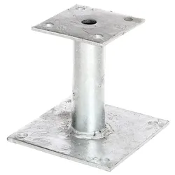 Alberts® Pfostenträger zum Aufschrauben Ø42/150x150