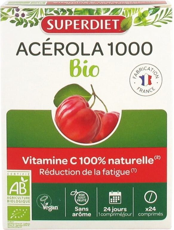 Superdiet Acerola 1000 Bio 24 caps