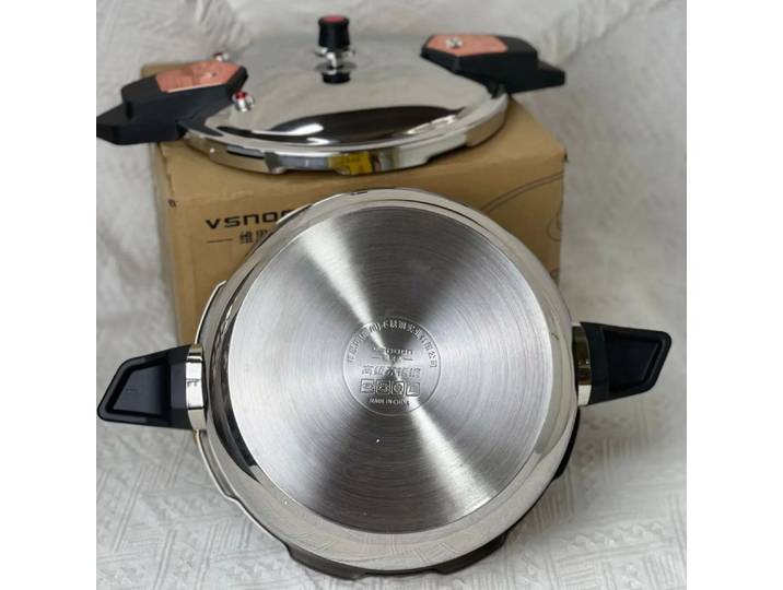 Mini autocuiseur 4L – Système antidéflagrant à 5 couches, cuisson ultra rapide pour induction/gaz, marmite de cuisine domestique peu encombrante