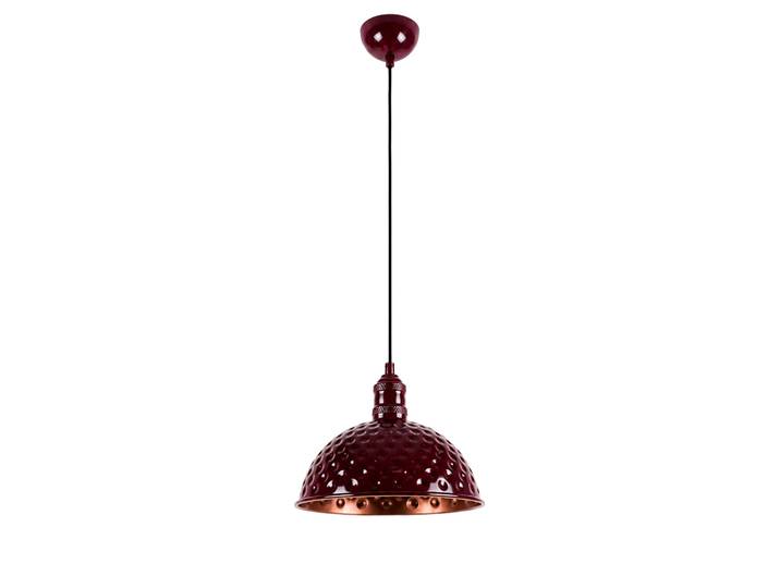 Lampe suspendue en métal Echo - 26 x 26 cm - Bordeaux