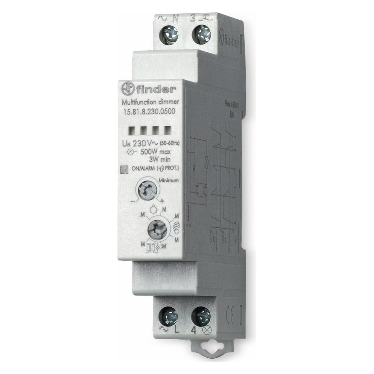 Finder Dimmer für Hutschiene Reiheneinbau, Serie (15.81.8.230.0500)