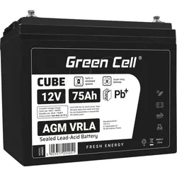 GC AGM25 75AH - Blei-Vlies-Akku, AGM, 12V, 75 Ah
