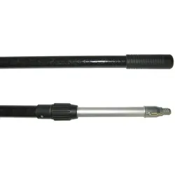 Teleskopstangen Autopflege Glasfaser-Alu PRO 2x1,5 m schwarz sehr solider Teleskopstiel für die Fahrzeugpflege
