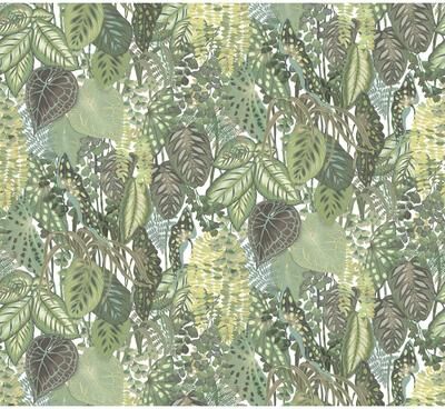 York Wallcoverings Greenery Cotton Wall Mural