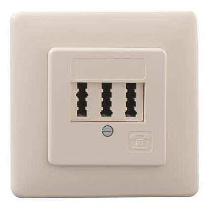 Rutenbeck TAE 2x6/6 NFF Up - Anschlussdose, Unterputz (10310210)