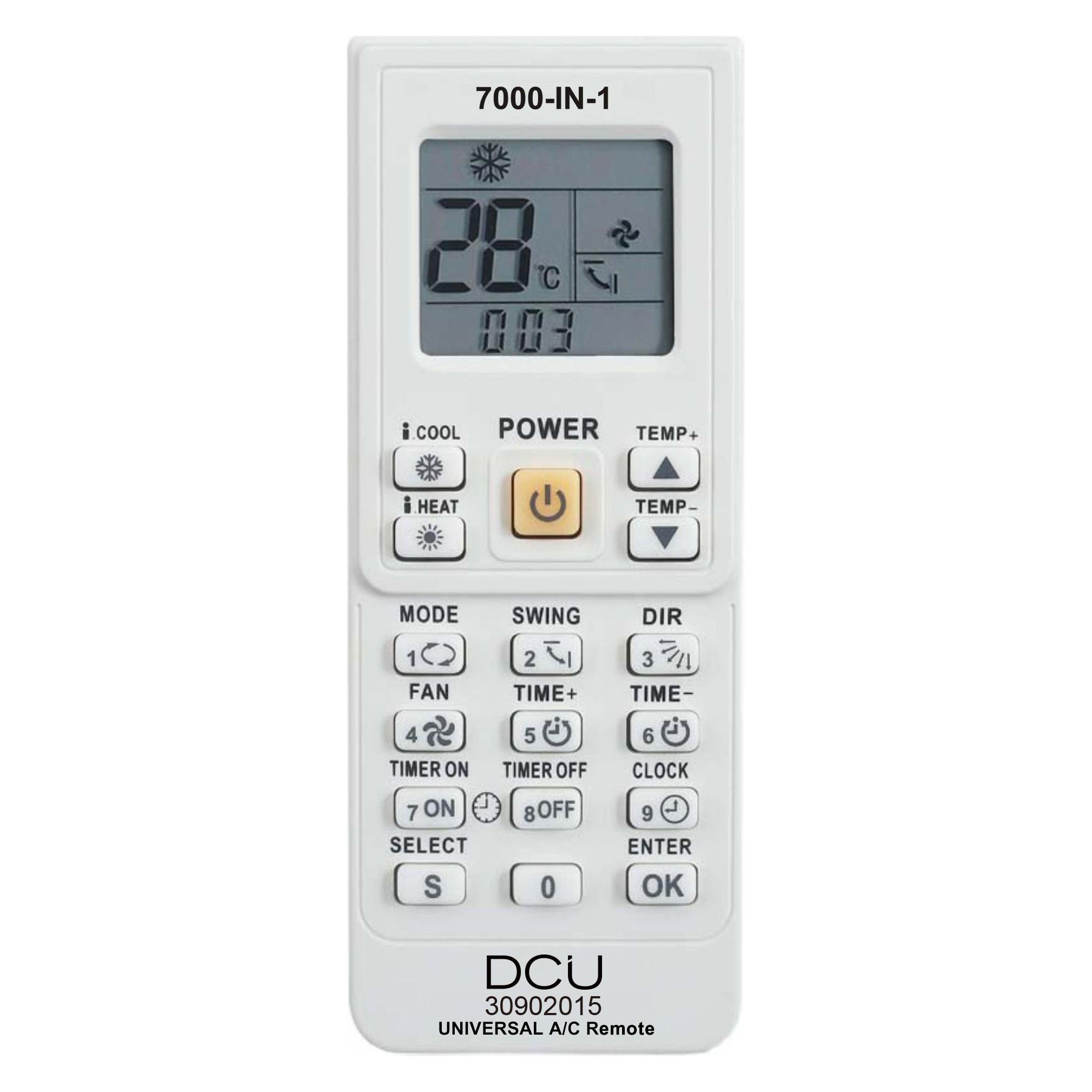 DCU Tecnologic 30902015 (Universal Fernbedienung, Radio Frequency (RF)) (30902015)