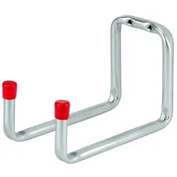 Gerätehalter 120X247X90X218 verzinkt  mit roter End - blau