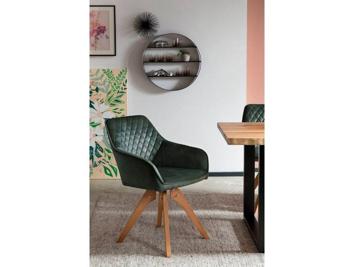 SalesFever Armlehnstuhl Växjö - Esszimmerstuhl Komfort und Stil (1 St), Sitzkomfort neu definiert: 180° Drehplatte inklusive!