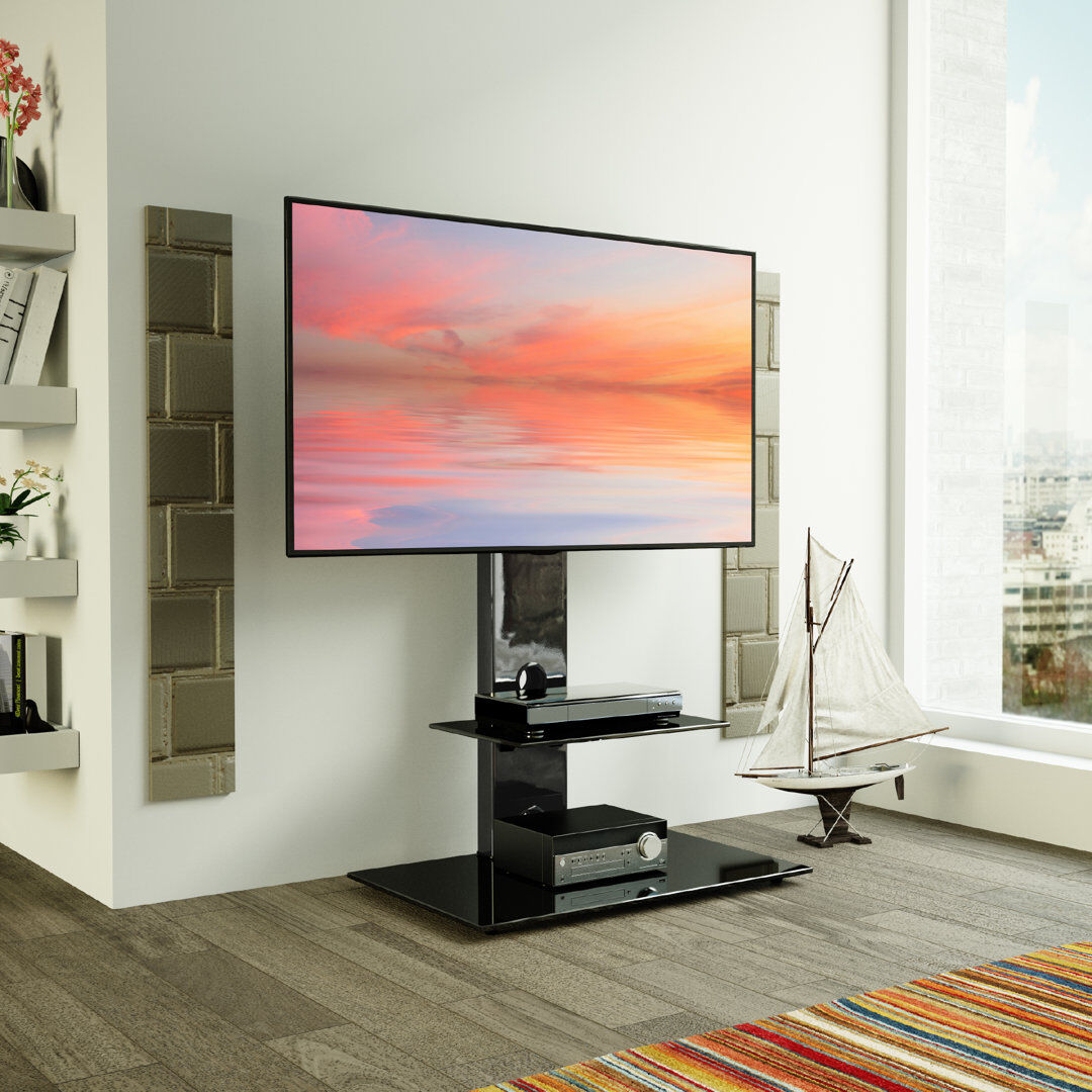 Zipcode Design Alianna TV Stand for TVs up to 65" Black 65"