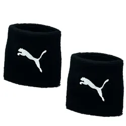 2er Pack PUMA Cat Wristband Schweißbänder black/white
