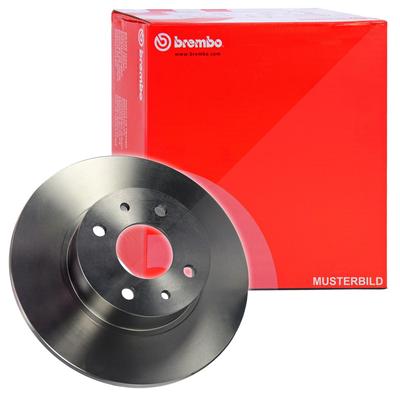 Brembo Bremsscheibe Hinterachse Voll [Hersteller-Nr. 08.5573.10] für Peugeot
