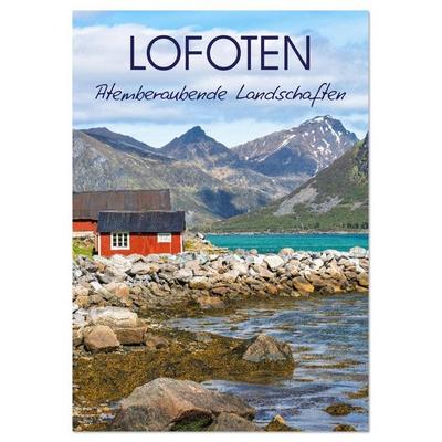 Lofoten - Atemberaubende Landschaften (Tischkalender 2026 DIN A5 hoch), CALVENDO Monatskalender