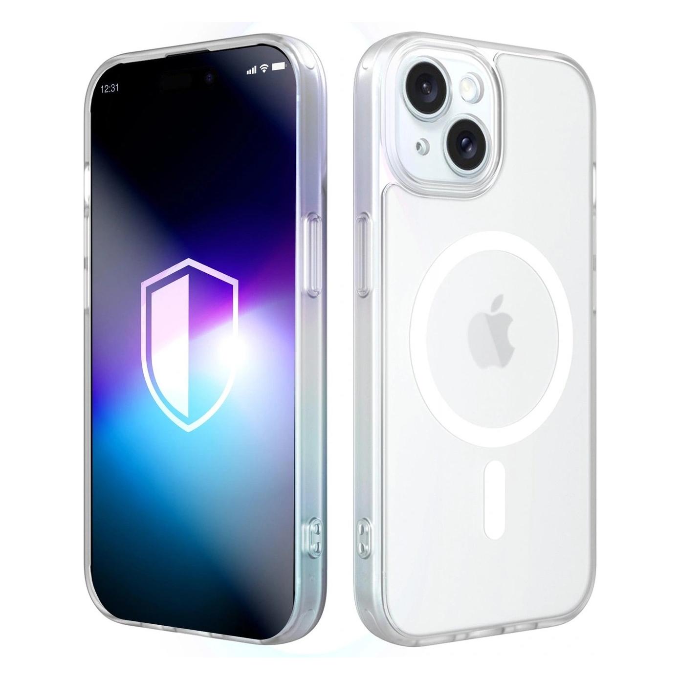 3MK Apple iPhone 15 - Misty MagCase White (Apple iPhone 15) (5903108760386)