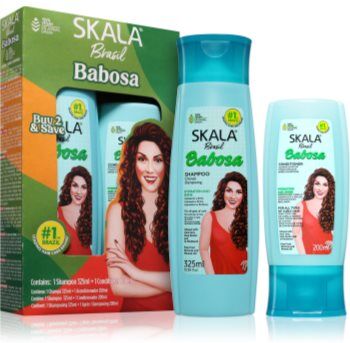 Skala Babosa conjunto nutrição e hidratação para cabelo seco . Babosa