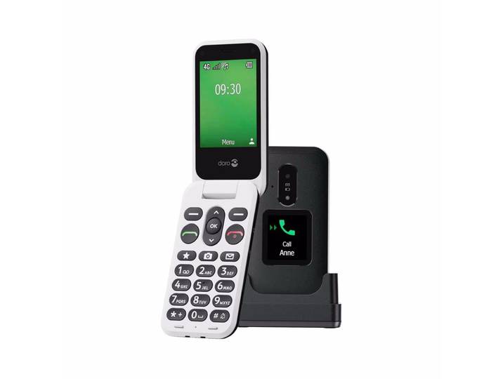 Doro Leva E30 BLACK/WHITE Klapptelefon – Diverse Smartphones & Handys – schwarz / weiss