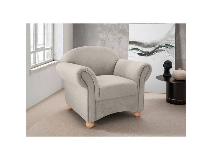 Livetastic Sessel Torello, Creme, Holz, Buche, Uni, 90x84x80 cm, Made in EU, erweiterbar (Typenauswahl), Wohnzimmer, Sessel, Sonstige Sessel