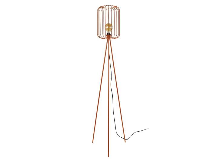 Lampadaire métal cuivre abat-jour filaire cuivre