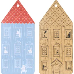 Muurla Schneide- und Servierbrett 20 x 44 cm Mumins Moominhouse