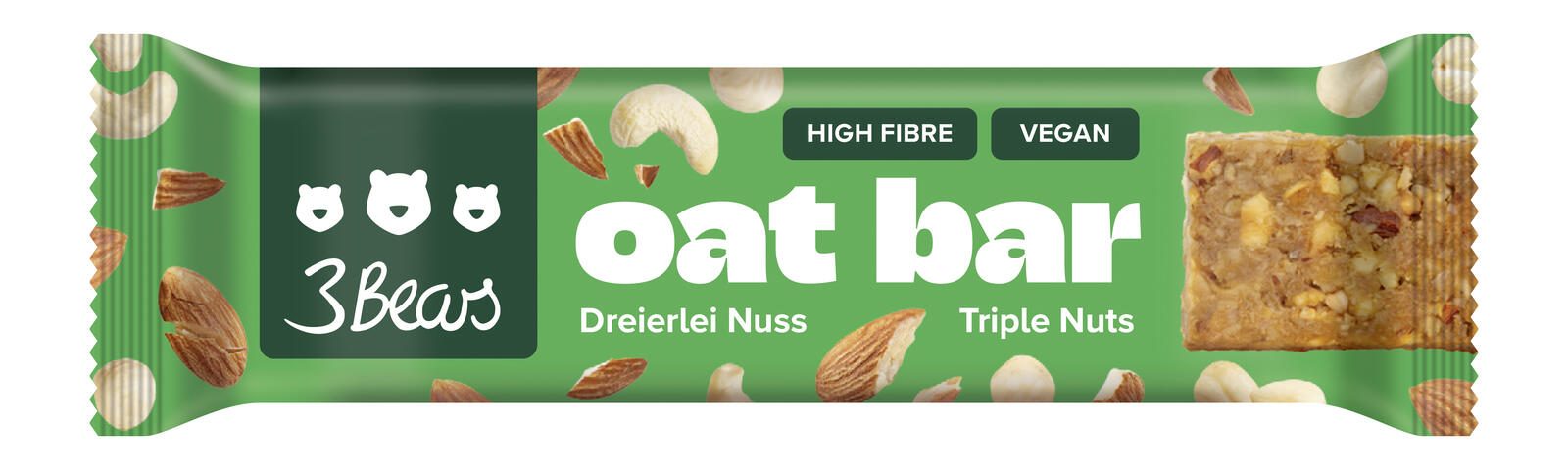 3Bears Oat Bar - Dreierlei Nuss 7000783