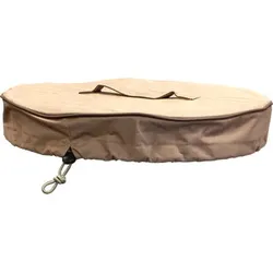 Gardenforma Wetterschutzhaube für Gasbrenner, aus Kanevas Textil, passend für Feuerstelle: Katla braun