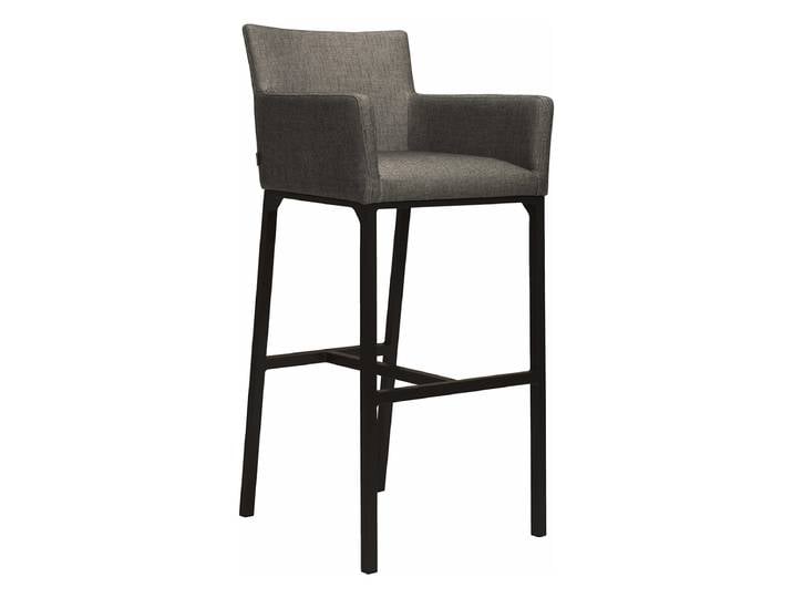 Stern Bar-Sessel Artus Aluminium schwarz matt Bezug Outdoorstoff