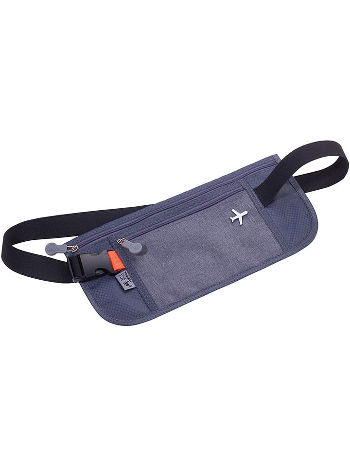 Troika Gürteltasche ''Sicherheitsgurt'' in Grau - (B)28 x (H)13,3 x (T)1,1 cm - onesize