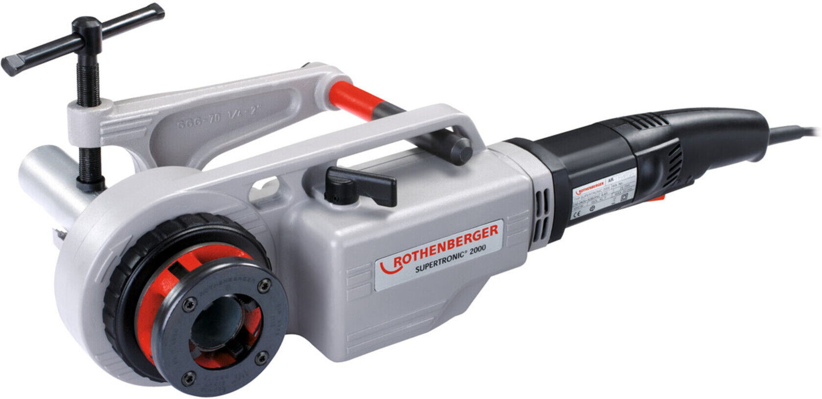 Rothenberger Hand-elektrische Gewindeschneidmaschine SUPERTRONIC 2000, NPT (71257)