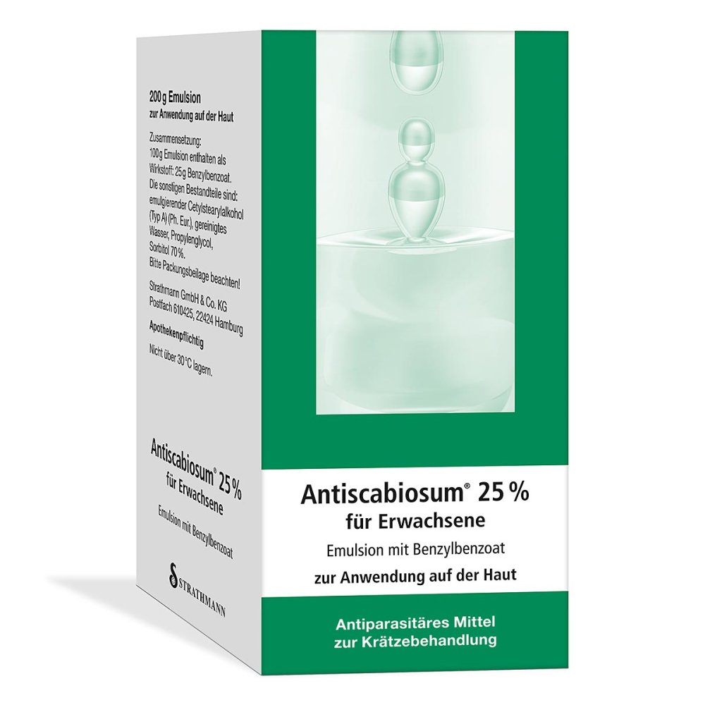 Strathmann GmbH & Co.KG Antiscabiosum 25% zur Krätzebehandlung 07286755