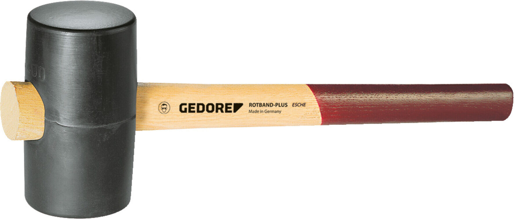 Gedore 227 E-3 Gummihammer mit Eschenstiel, d 75 mm (8827040)