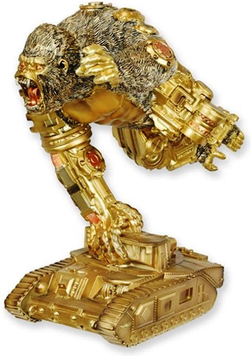 Boutique Trukado Steampunk Gorilla op de Tank beeld Hoogte: 30,6 cm