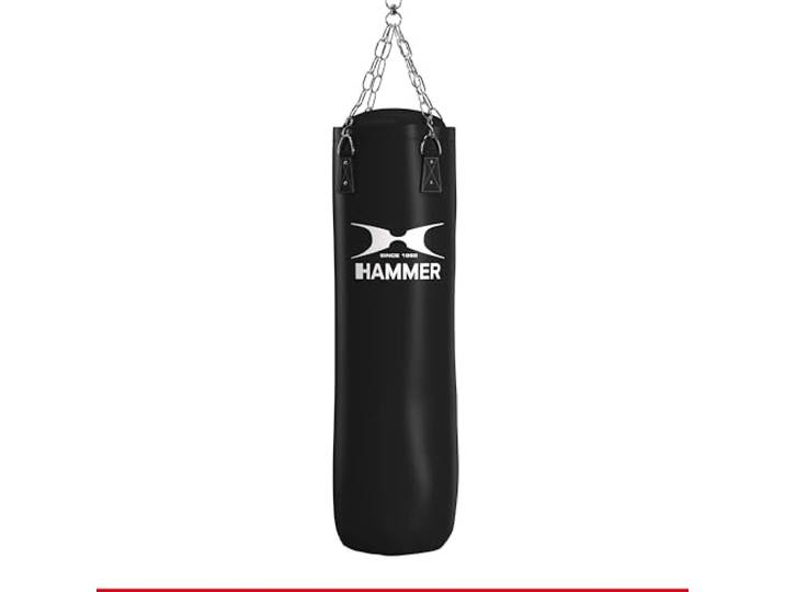 Hammer Boxsack Kunstleder Kick, Schwarz, 100 cm, 93209