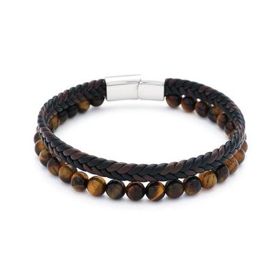 Edelsteinarmband Doppio Tigerauge