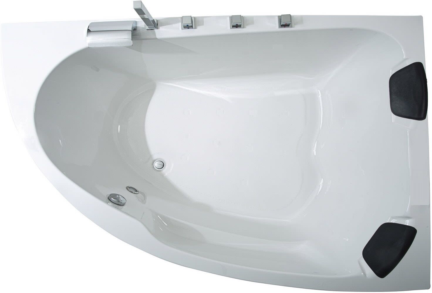 Caribia Delta XL bathtub 180 x 130 cm without apron 20170