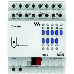 Theben Schaltaktor RM 8 S KNX
