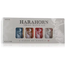Harahorn Norwegian Small Batch Gin Miniaturen 42,4% Vol. 4x0,05l