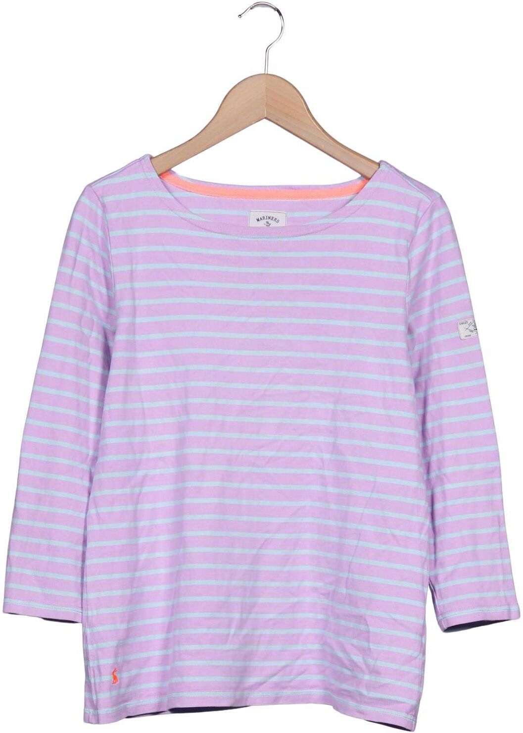 Joules Damen Langarmshirt, Flieder, Gr. L, Baumwolle - Second Hand