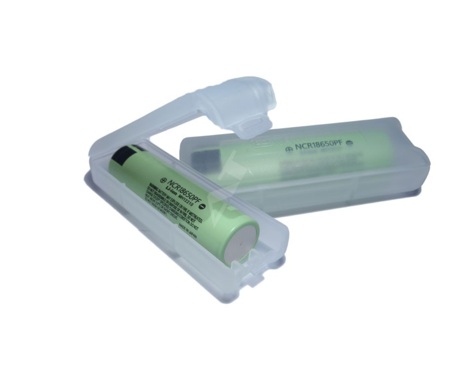 Keeppower Box M1 Pro batterijhouder voor 1x 18650 batterij, transparant