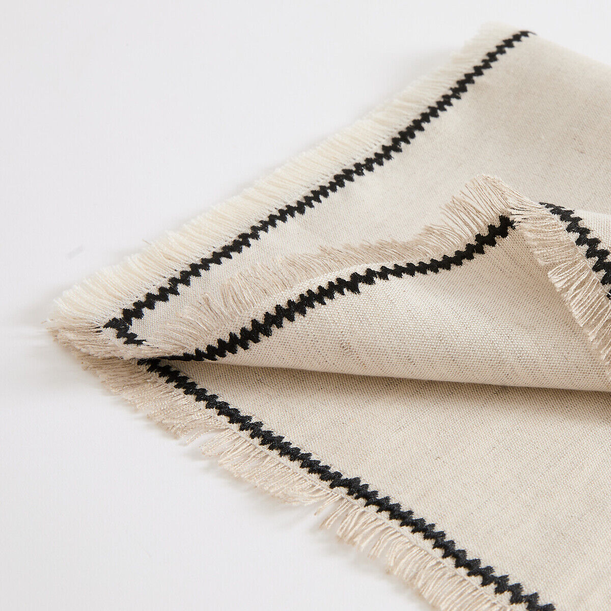 LA REDOUTE INTERIEURS Lot de 2 sets de table métis lin/coton Menorca