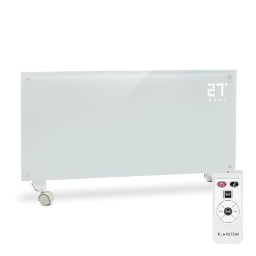 Klarstein Elektrische Convectorverwarming met Wielen en Thermostaat, 2000 W, Zwart