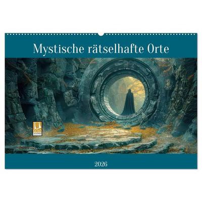 Mystische rätselhafte Orte (Wandkalender 2026 DIN A2 quer), CALVENDO Monatskalender