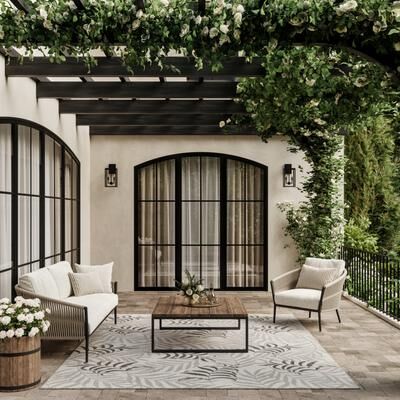 Nourison Garden Oasis Indoor/Outdoor Nature Area Rug